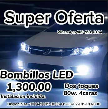 Luces led para vehículos.