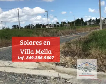 Solares en venta en villa mella santo domingo nortte