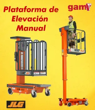 Plataforma de elevación unipersonal manual