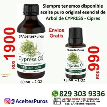 Cypress cipres aceite original puro esencial tienda de