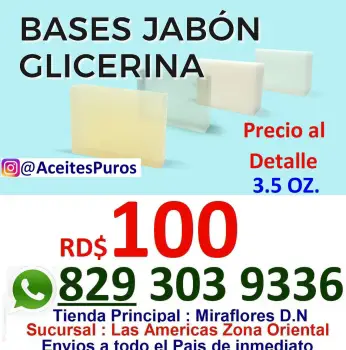 Glicerina solida en barras para hacer jabones y otras prepar