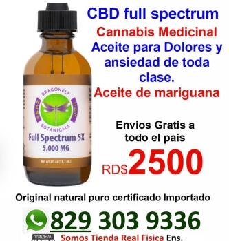 Aceite de cbd full spectrum original natural importado