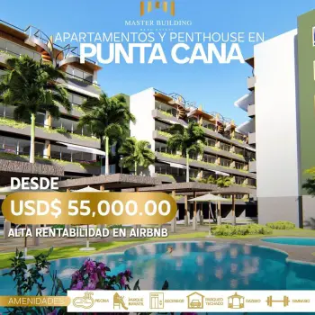 Se vende apartamento en punta cana