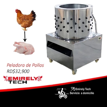 Maquina electrica industrial peladora de pollos desplumadora