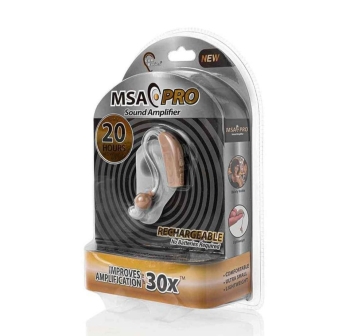 Audifonos amplificadores para sordos recargables msa 30x pro