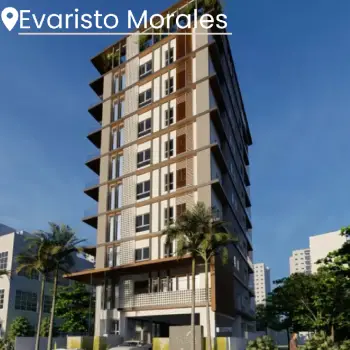 Torre de apartamentos en evaristo morales