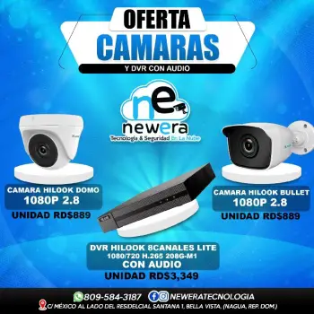 Oferta camaras y dvr con audio  en maría trinidad sánchez