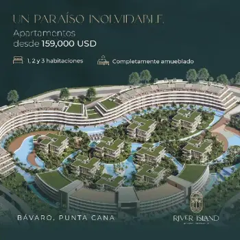 Complejo de apartamentos en  atlántida bávaro punta cana