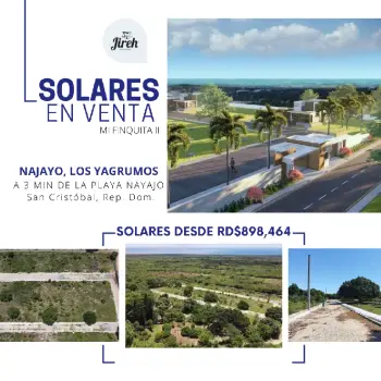 Solares disponibles cerca de playa najayo