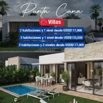 Proyecto de villas en punta cana