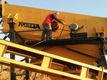 Planta trituradora de material de montaña de 120