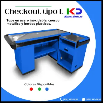 Mueble de caja checkout