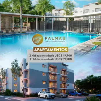 Proyecto de apartamentos palmas de santo domingo norte