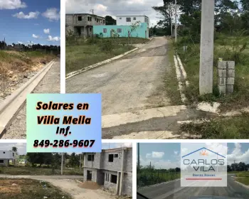 Solares en venta en villa mella santo domingo nortte