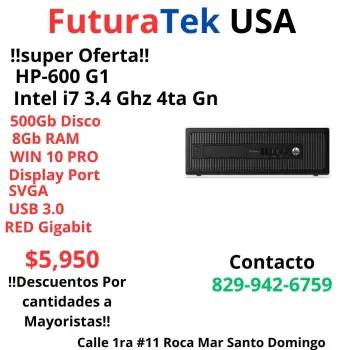 !!super oferta!! hp-600 g1 intel i7 3.4 ghz 4ta gn