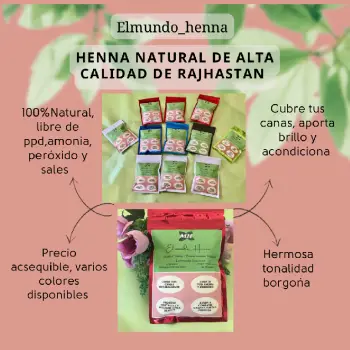 Henna y plantas ayurveda