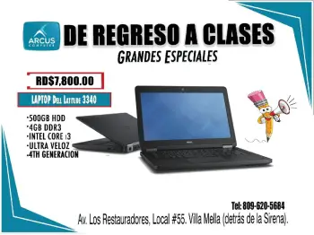 Laptop dell latitude 3340/ intel core i3/ 4th generacion