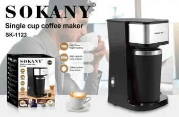 Cafetera personal sokany incluye vaso termico