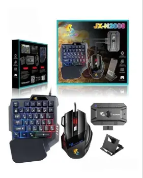 5 en 1 combo teclado gaming bluetooth para movil android is