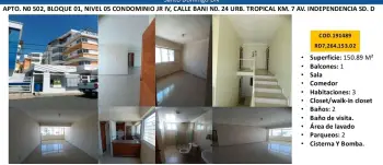 Tengo apartamento de oportunidad en la av. independencia