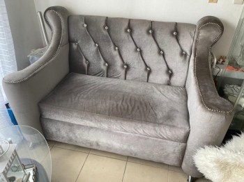 Mueble sofá gris