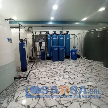 Instalacion completa de planta procesadora de agua