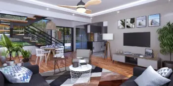 Villas en ventas las terrenas 2 y 3 hab. 5 min. a la playa