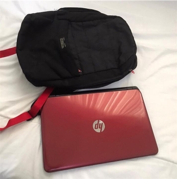 Laptop hp flyer red 15.6 15-f272wm