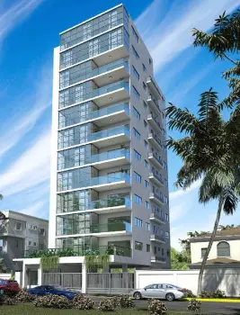 Torre de apartamentos en construcción en naco