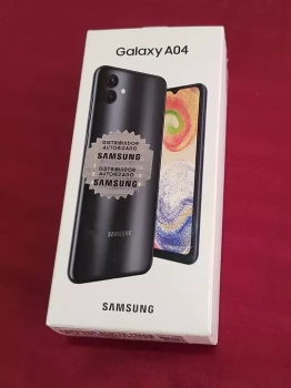 Samsung a04 de 128 gb nuevo en su caja.