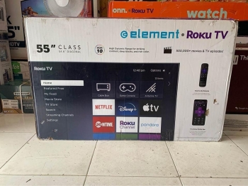 Smart tv element 55 4k roku full hd nuevas
