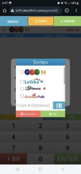 Programa para vender lotería