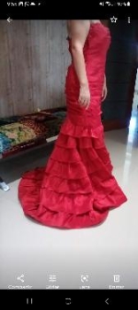 Vendo elegante vestido rojo en santo domingo oeste