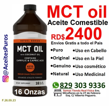 Aceite mct triglicéridos de cadena media acidos grasos de c