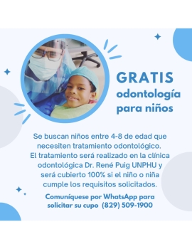 Odontología 100 gratuita en santo domingo dn