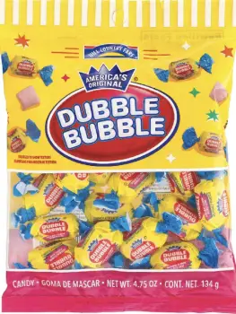 Vendo chiclets dubble bubble cloret  goma de mascar