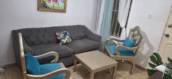 Juego de muebles en caoba