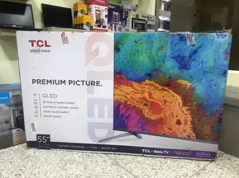 Tcl smart tv 55 4k qled bordes ultra finos