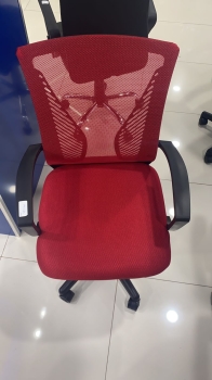 Silla de oficina roja