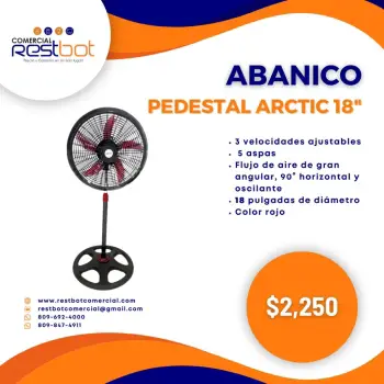 Abanico pedestal artic 18”