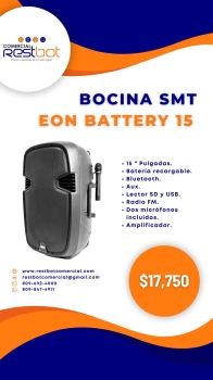 Bocina smt eón batery