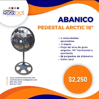 Abanico pedestal artic 18”