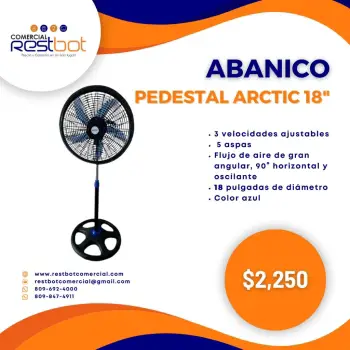 Abanico pedestal artic 18