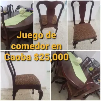 Comedor en caoba
