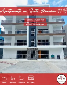 Hermosos apartamentos listos para entrega!