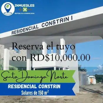 Solares en venta en santo domingo norte