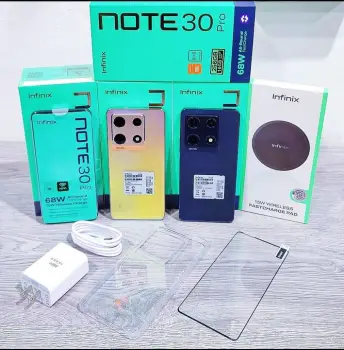 Infinix note 30 pro 256gb  16gb ram