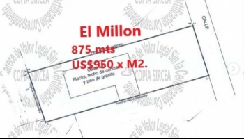 El millón 875 mts