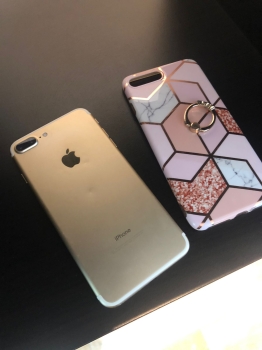 Iphone 7 plus gold 32gb factory  cover