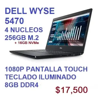 Laptop dell wyse 5470 4 nucleos 256gb ssd  8gb ddr4 fhd ips